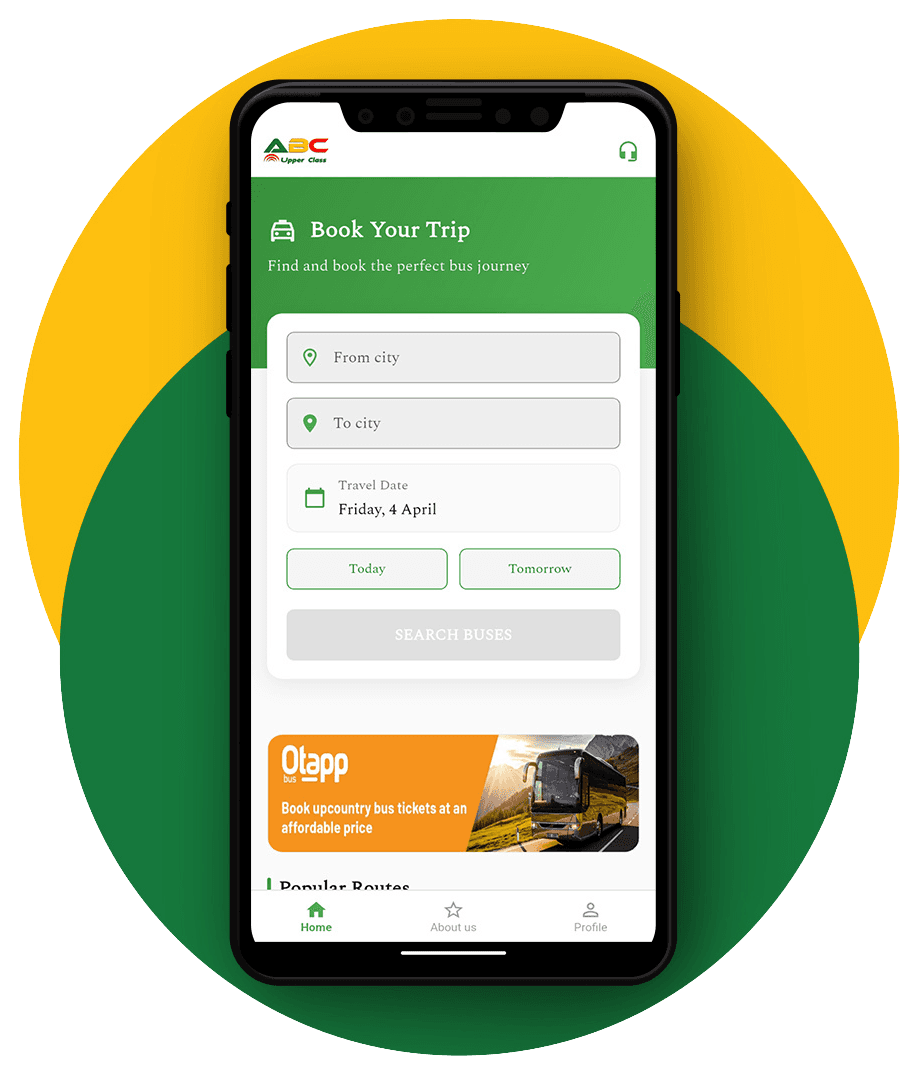 ABC Upper Class Mobile App